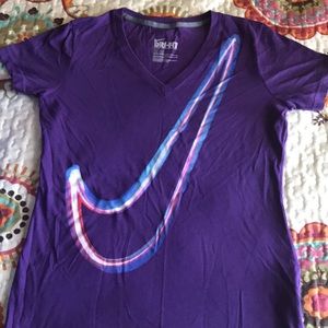 Nike purple dri-fit shirt